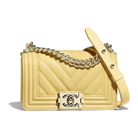 boy chanel handbag gold|chanel small boy handbag.